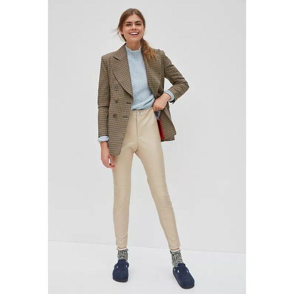 Anthropologie Avec Les Filles Arden Slim Faux Leather Pants - Picture 4 of 11